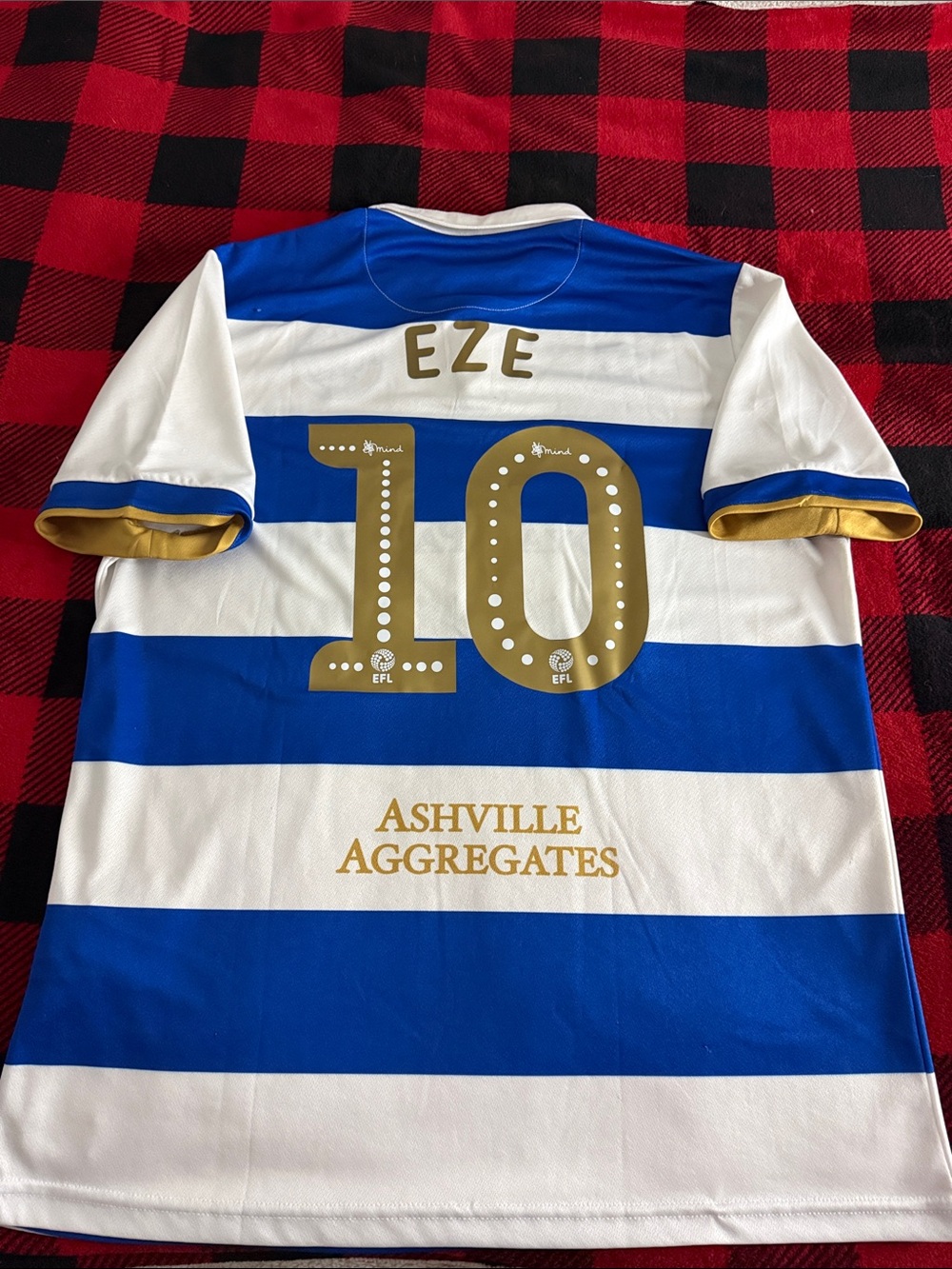 Queens Park Rangers (QPR) #10 Eberechi Eze 2019-20 Errea Home Jersey